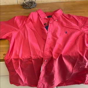 XXL Ralph Lauren pink button down